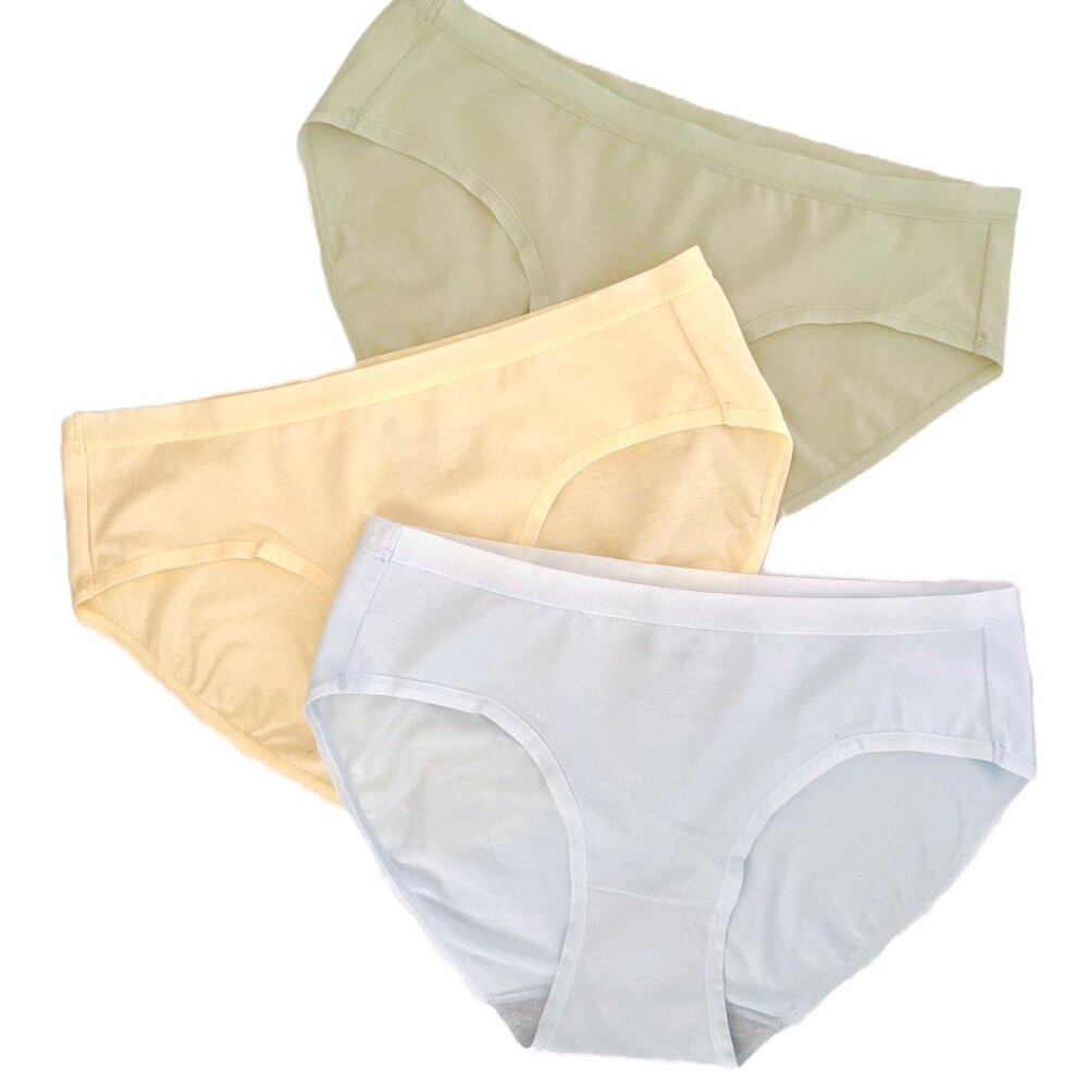 NWT 3 pcs antimicrobial cotton panties Tween girls